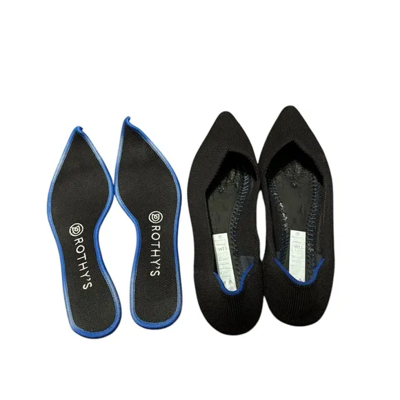 Rothy’s The Point Black Flat Size 7.5
