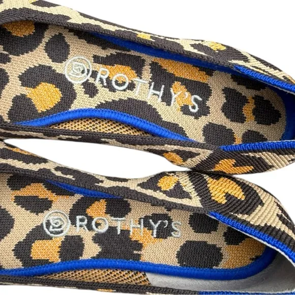 Rothy’s The Point Desert Cat Size W7.5 Pointed Toe Slip On Shoes