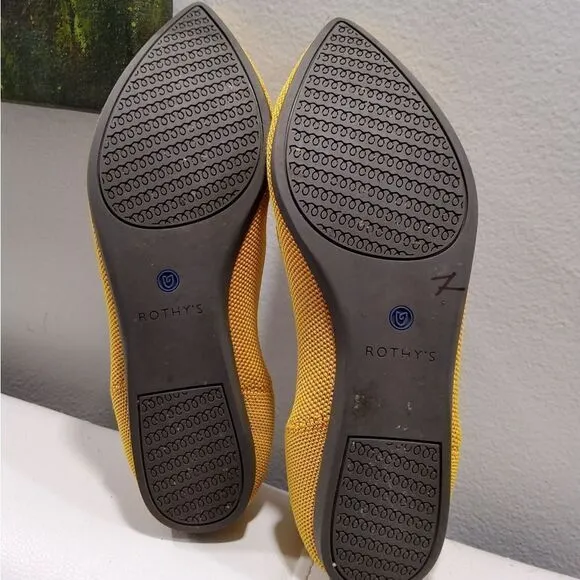 Rothy's The Point Flat Shoes Size W-8