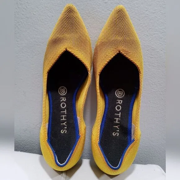 Rothy's The Point Flat Shoes Size W-8