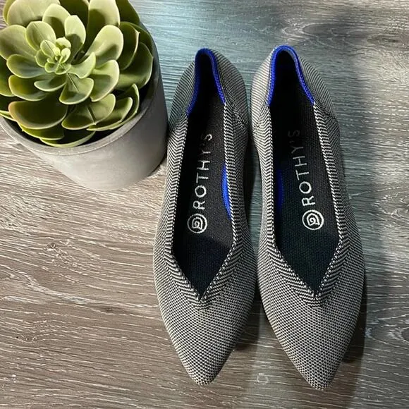 Rothy’s  the point size 7 gray woman’s flat shoes