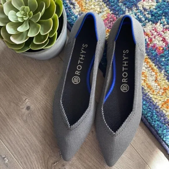 Rothy’s  the point size 7 gray woman’s flat shoes