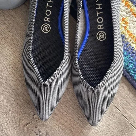 Rothy’s  the point size 7 gray woman’s flat shoes