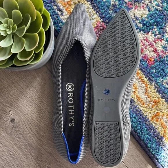 Rothy’s  the point size 7 gray woman’s flat shoes