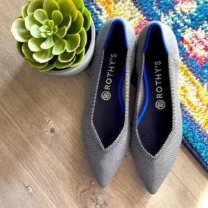 Rothy’s  the point size 8 gray woman’s flat shoes