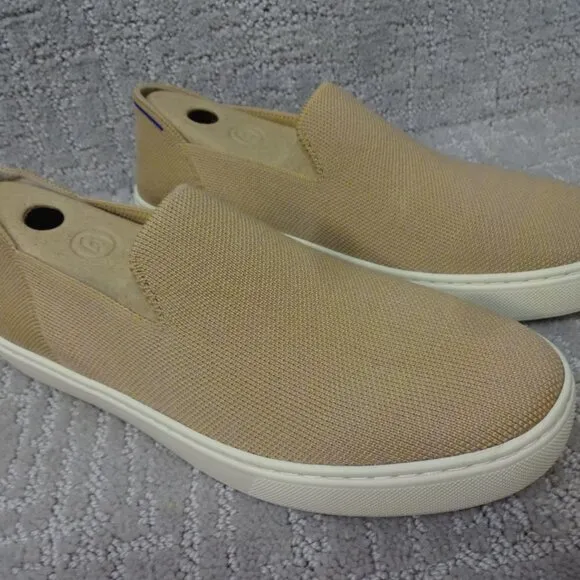 Rothy’s The Sneaker Beige Comfort Slip On Shoes Women's Multiple Sizes