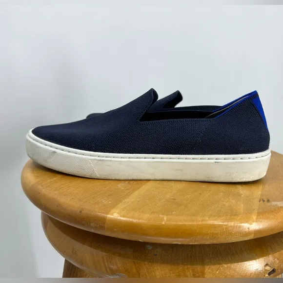 Rothy's The Sneaker Blue Tennis Shoe Slip On Flat Shoes 8.5