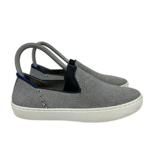 Rothys The Sneaker Slip On Blue/White Comfort Casual Shoes Size 7