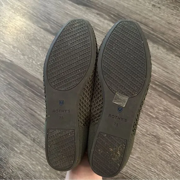 Rothy’s Vert The Square Wrap Around Mesh Convertible Ballet Flat
