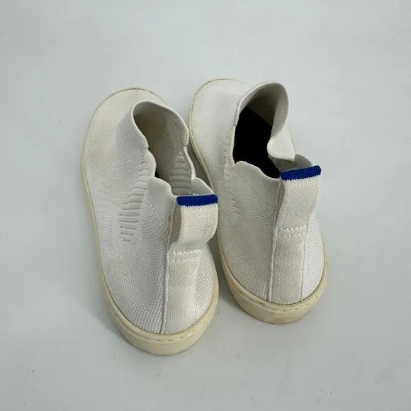 Rothy’s Women's The Chelsea Boot in White Flat Sneaker Shoes Size 8