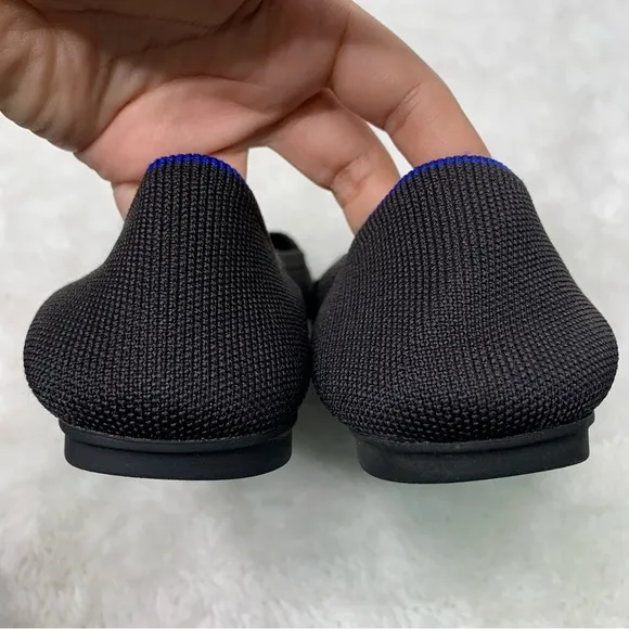 Rothy’s Women's The Flat Black Round Toe Ballerina Shoes Size 8