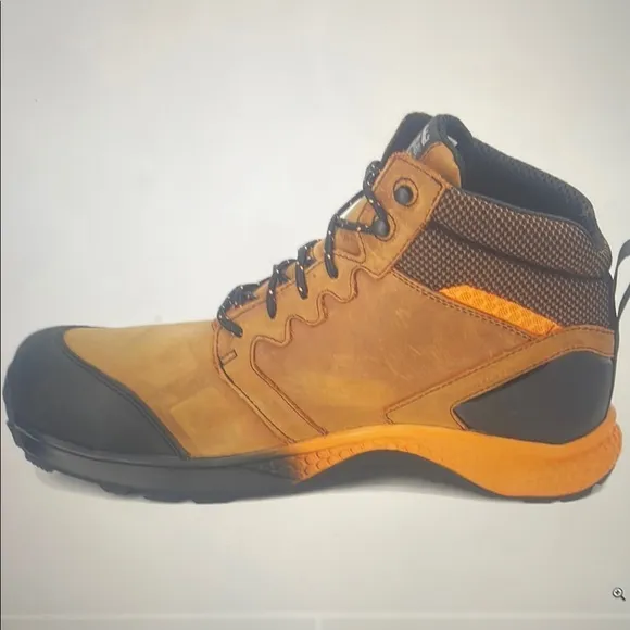 Rugged Brown and Black Boots with Thick Sole. With box New