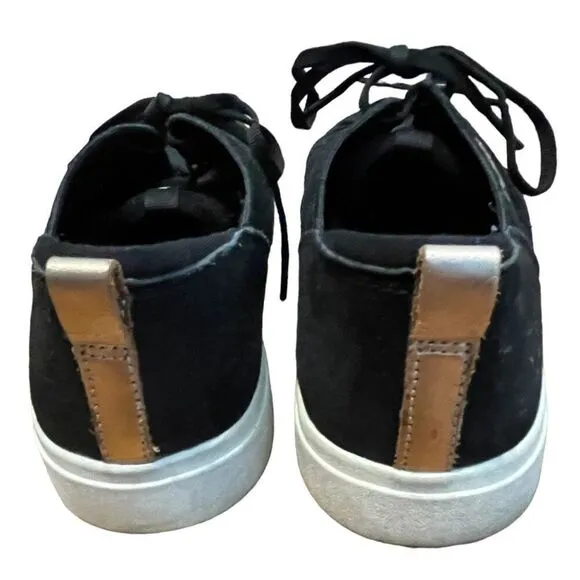 Ryka Haiku Sneaker Black Suede Comfort Casual Sporty Lug Sole 10