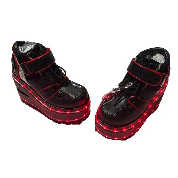 s5 Night Warrior Light Up Platform Inuyasha Dolls Kill Shoes