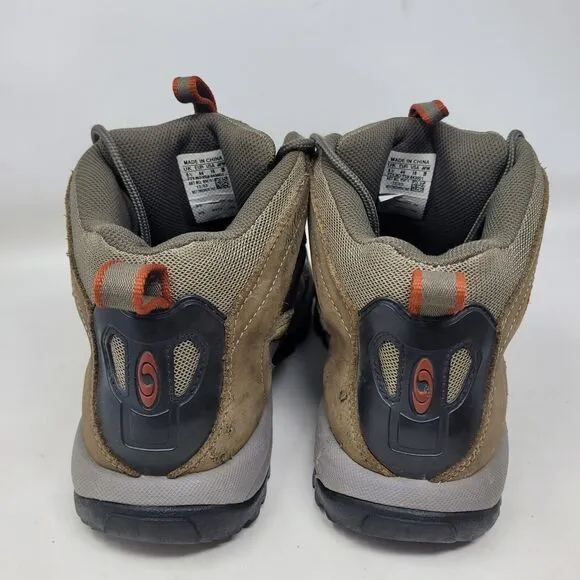 Salomon ContagripTrail Hiking Trekking Shoes Leather Brown Mens Size 10 Mountain