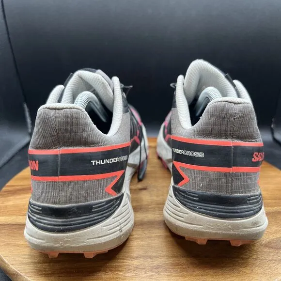Salomon Thundercross Mens Size 9 Running Shoes 473826 Trail Outdoor Black Pink