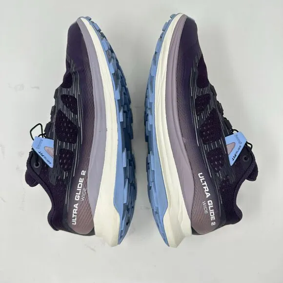 Salomon Ultra Glide 2 Wide Purple Athletic Trail Shoes Sneakers Size 6.5