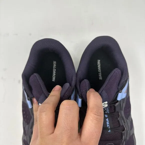 Salomon Ultra Glide 2 Wide Purple Athletic Trail Shoes Sneakers Size 6.5
