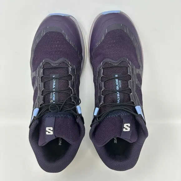 Salomon Ultra Glide 2 Wide Purple Athletic Trail Shoes Sneakers Size 6.5