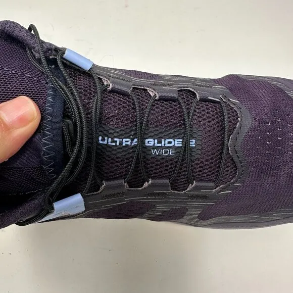 Salomon Ultra Glide 2 Wide Purple Athletic Trail Shoes Sneakers Size 6.5