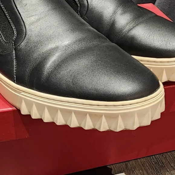 Salvatore Ferragamo Black Cruise Willy Slip-On Sneakers