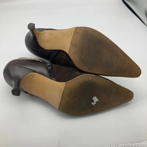Salvatore Ferragamo suede pointed toe ankle boots