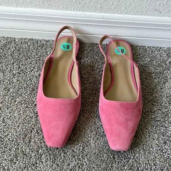 SAM EDELMAN FLAT LEATHER SUEDE SANDALS SHOES SIZE 8 1/2 BRAND NEW