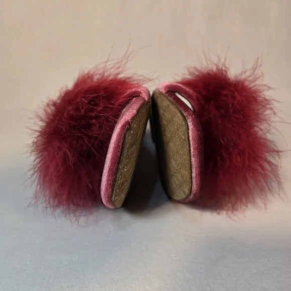 SAM EDELMAN Legally Blonde Old Money Clueless MAGENT Francie Puff Slipper Size 9