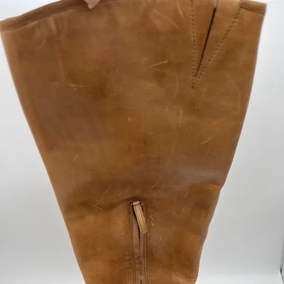Sam Edelman Loren Knee High Leather Golden Caramel Boots; Size 9