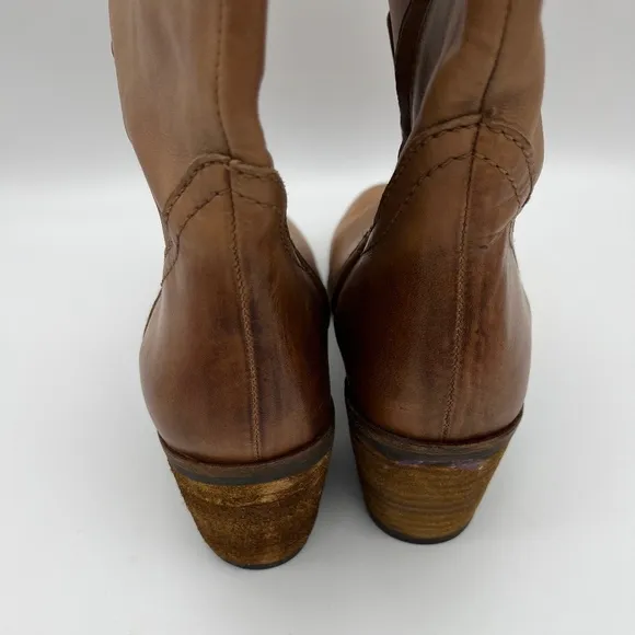 Sam Edelman Loren Knee High Leather Golden Caramel Boots; Size 9
