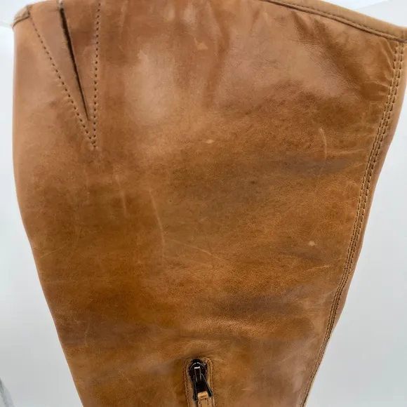 Sam Edelman Loren Knee High Leather Golden Caramel Boots; Size 9
