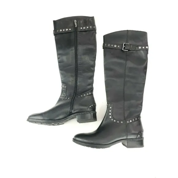 Sam Edelman Paxton Riding Boots Black Size 6.5 M