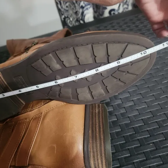 Sam Edelman Women's Pansy Whiskey Leather Boot Size 10-10.5 M (MSRP $225) EUC