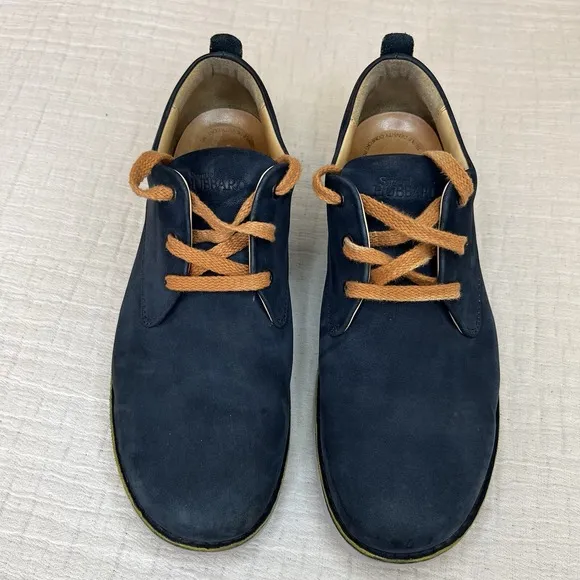 Samuel Hubbard Mens Free NAVY NUBUCK Leather Casual Oxford Shoe Vibram Size 14