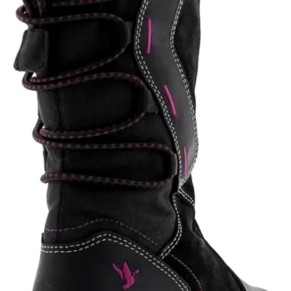 SANTANA CANADA size 6 / 37 womens winter insulated leather boots warm wool lined