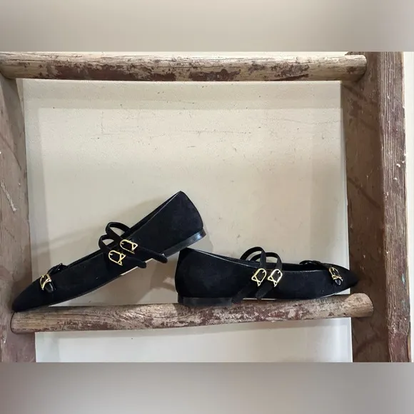 Sarah Flint  Mary Jane Flat Shoes