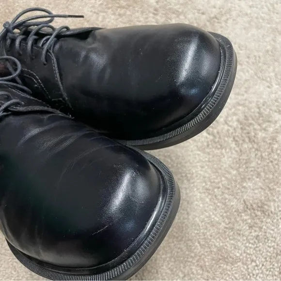 SAS Ambassador Lace Up Oxford Black Leather Shoes 11.5 WW (Double Wide)