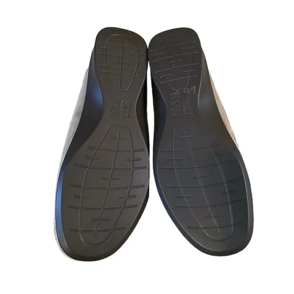 SAS Roamer Womens Slip‎ On Brown Suede Adjustable Casual Shoes Size 9.5