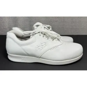 SAS‎ Shoes Women's 11 WW Double Wide Free Time White Leather Walking USA Made