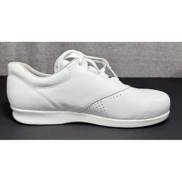 SAS‎ Shoes Women's 11 WW Double Wide Free Time White Leather Walking USA Made