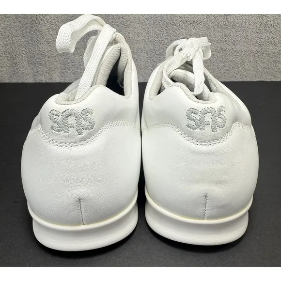 SAS‎ Shoes Women's 11 WW Double Wide Free Time White Leather Walking USA Made