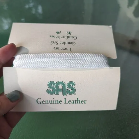 SAS Shoes Women's 9.5 WW Extra Wide FREETIME White Leather Walking 0083-049