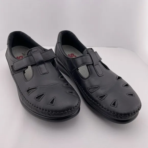 SAS Women's Roamer Slip-on Shoes Size‎ 8.5 M Black Comfort Mary Jane
