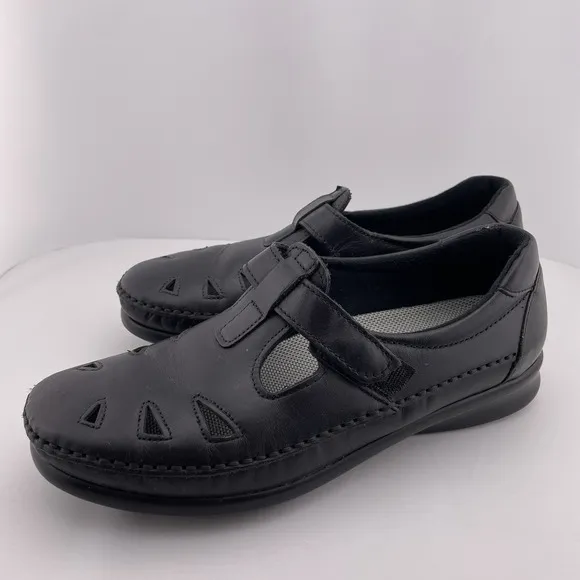SAS Women's Roamer Slip-on Shoes Size‎ 8.5 M Black Comfort Mary Jane