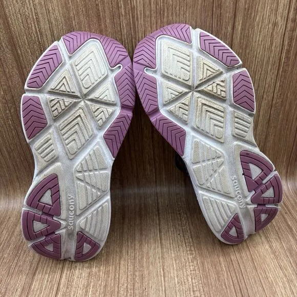 Saucony Guide 17 Running Shoes in Navy Orchid Women's 9 WIDE Width Sneakers