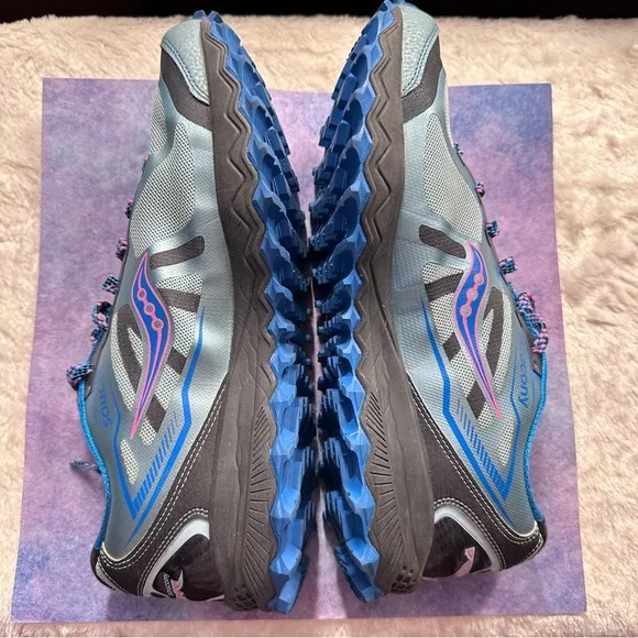 Saucony Size 11 Peregrine Everrun Running Shoe EUC