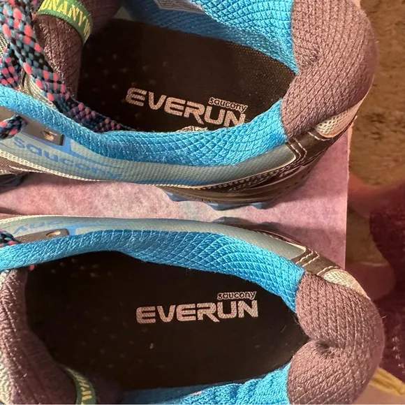 Saucony Size 11 Peregrine Everrun Running Shoe EUC