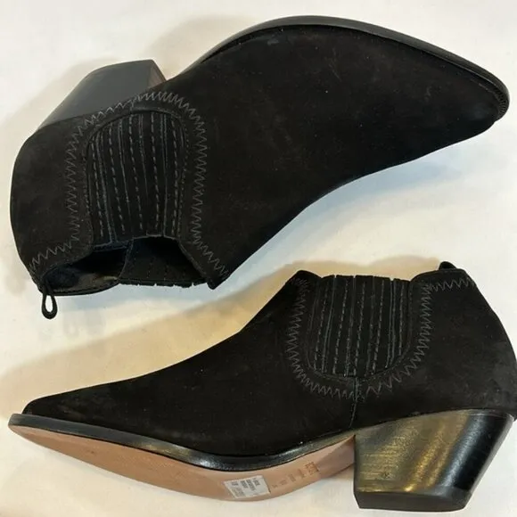 Schultz NWOB Jacqueline Suede Western Style Ankle Booties-Size 5.5 B