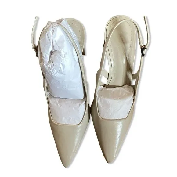 Schutz Blanche Pumps Pearl white shoes high heels Revolve Sz 8.5