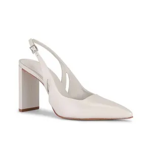 Schutz Blanche Pumps Pearl white shoes high heels Revolve Sz 8.5